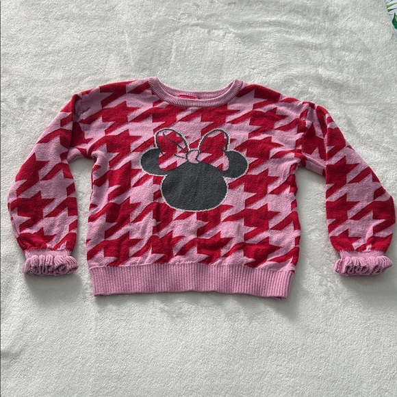 disney junior Other - Disney Minnie Mouse Pink and Red Kids Sweater